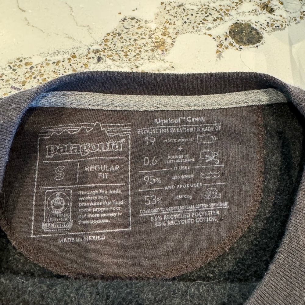 Patagonia Ridge Rise Stripe Uprisal Crew Sweatshirt - Picture 6 of 6